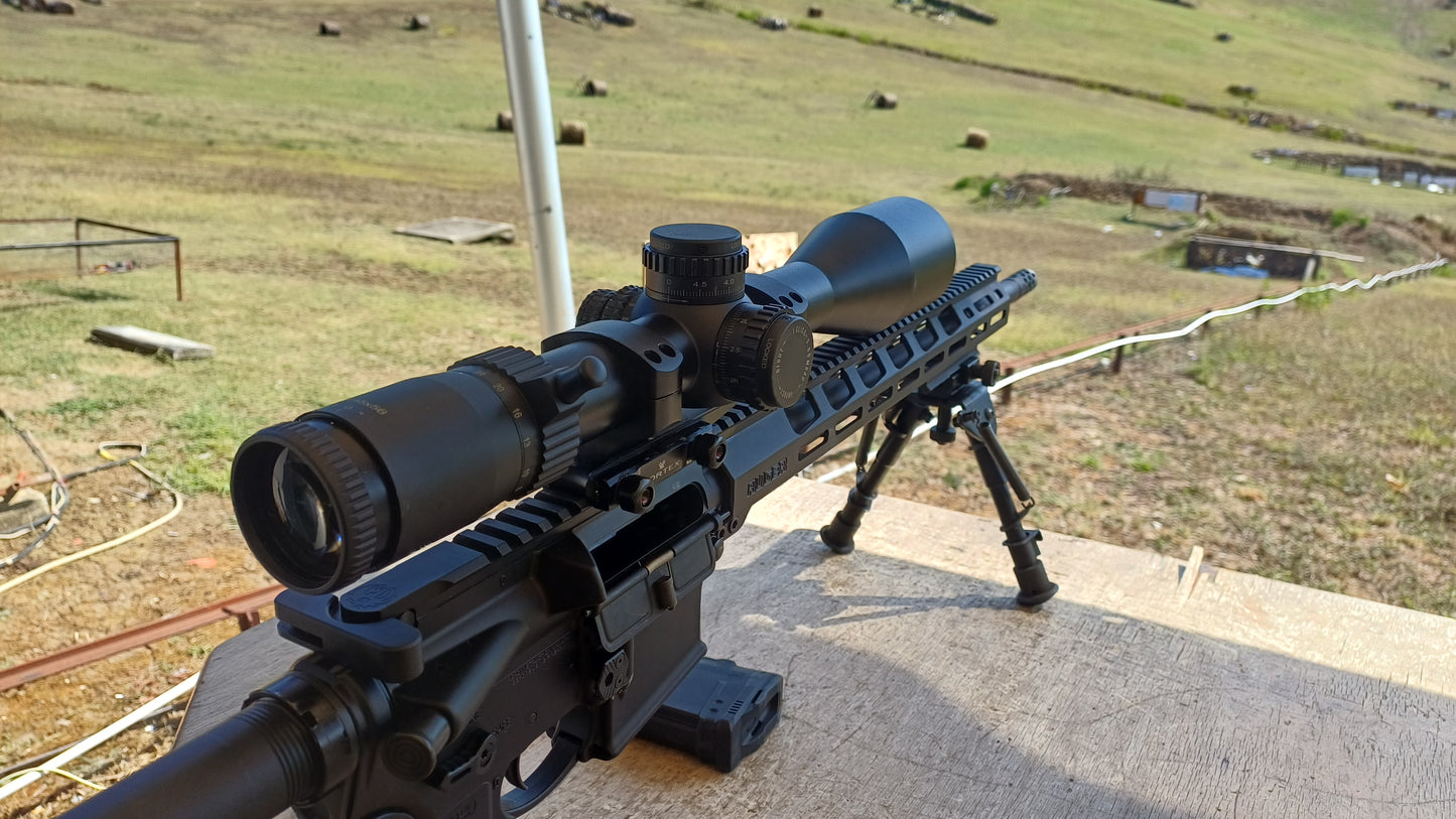 5-45x56 FFP Zero Stop - 34mm Tube, 0.05 Mrad ED Glasses
