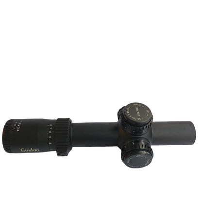 1-8x24 FFP Combat Scope - Zero Stop BDC Turrets , 0.1 MIL Clicks