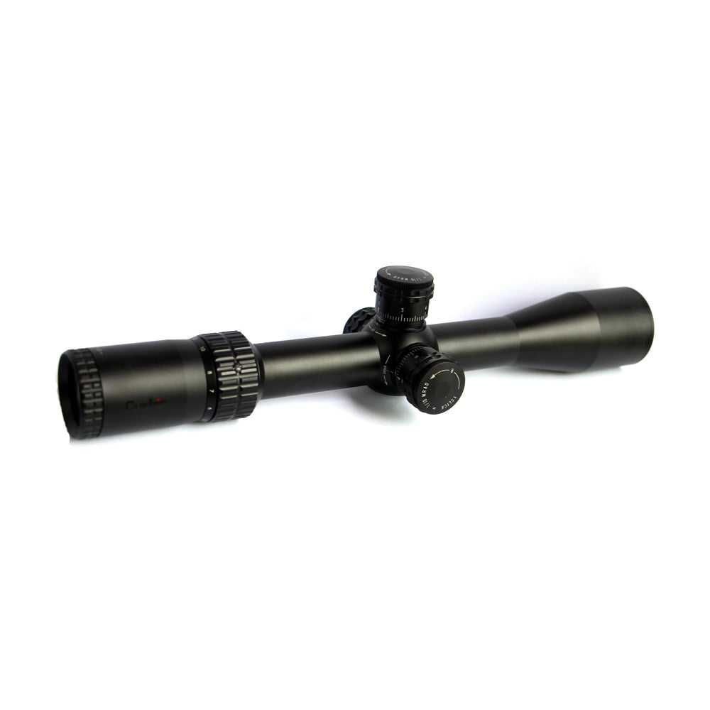 Gushin 4-16X44 FFP Rifle Scope - 30mm Tube, Zero Stop，Non-Illuminated, 1/10MRAD