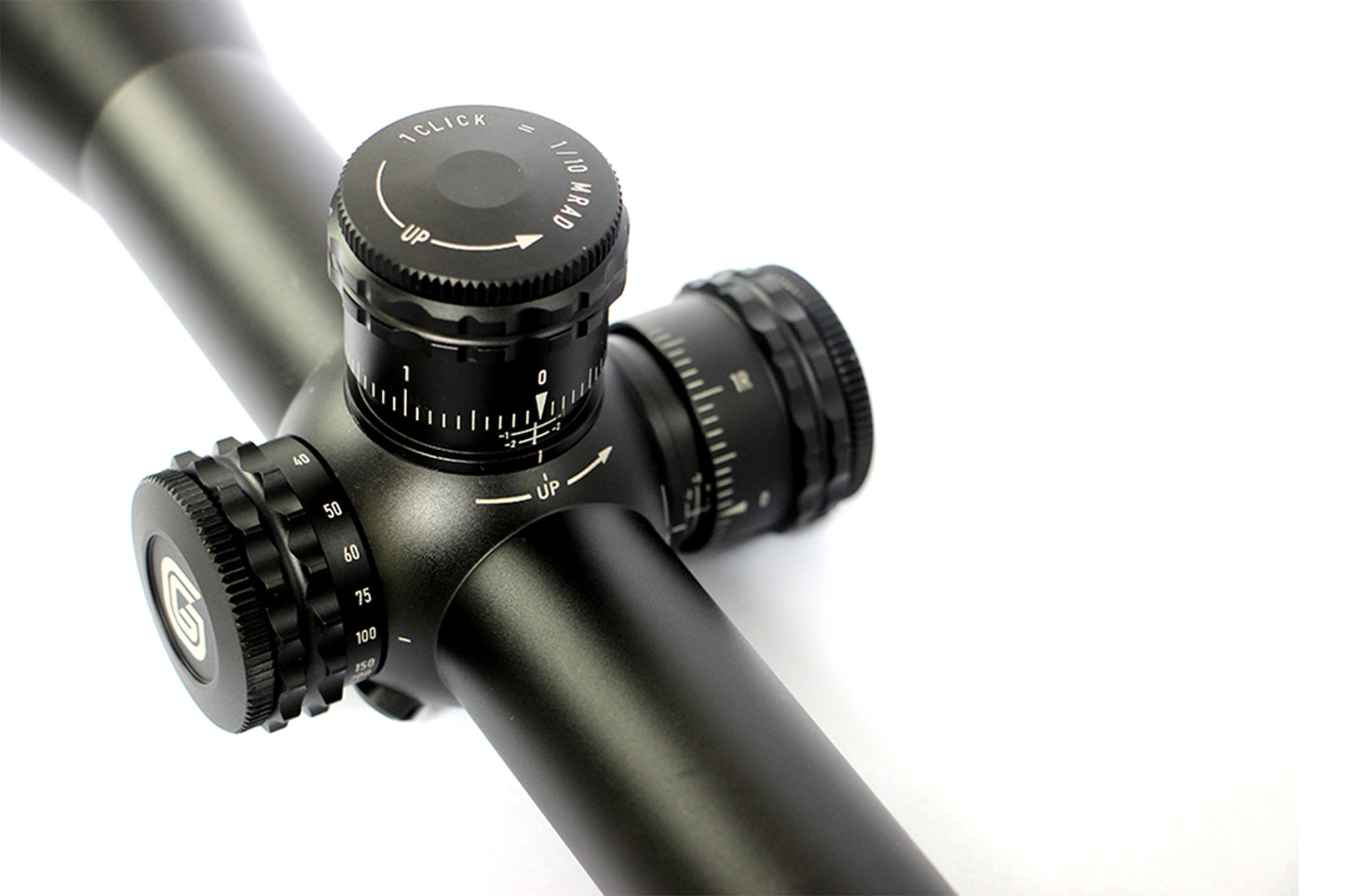 Gushin 4-16X44 FFP Rifle Scope - 30mm Tube, Zero Stop，Non-Illuminated, 1/10MRAD