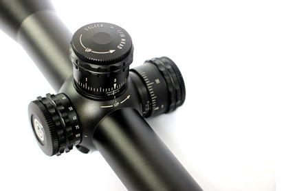 Gushin 4-16X44 FFP Rifle Scope - 30mm Tube, Zero Stop，Non-Illuminated, 1/10MRAD